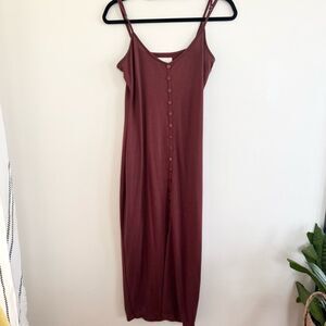 Capulet Revolve Brown Midi Dress Medium